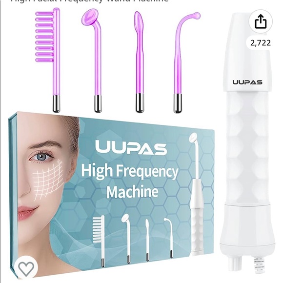 High Frequency facial wand set, barely used - Picture 4 of 5